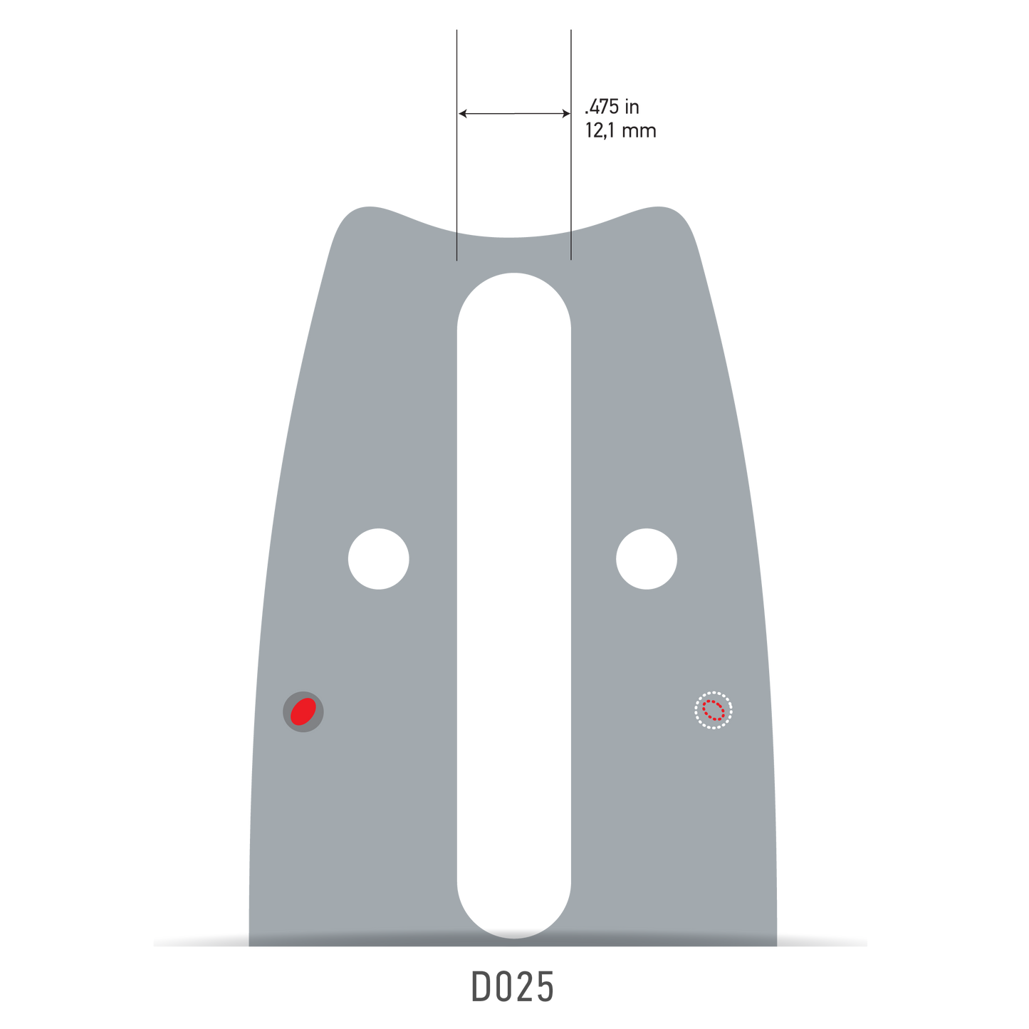 Oregon 18 Inch 3/8 .063" PowerCut Chain Bar